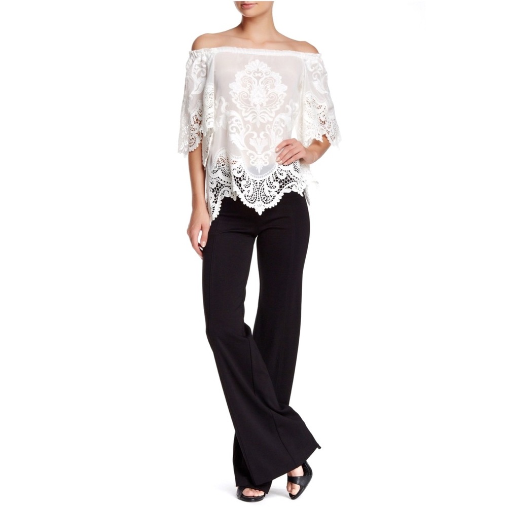 Yoana Baraschi Modern Icon Wide Leg Black Pants